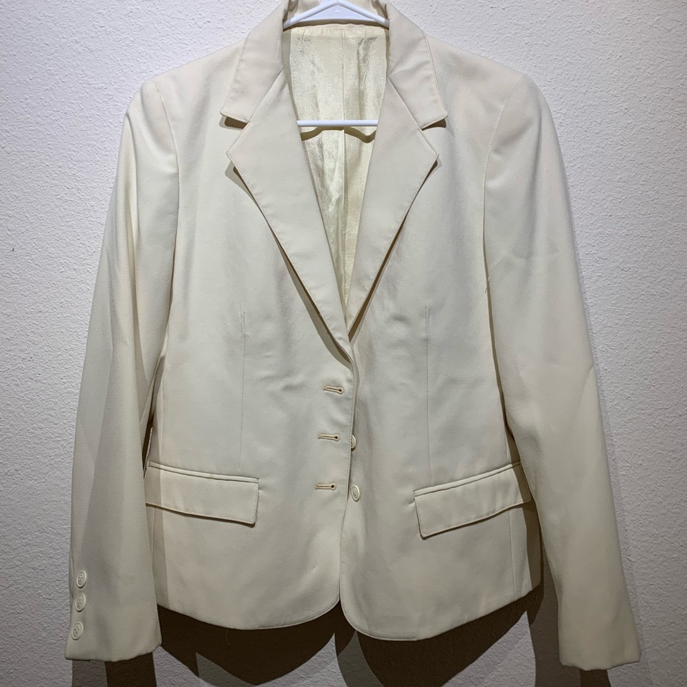 Business Suit Jacket - Beige